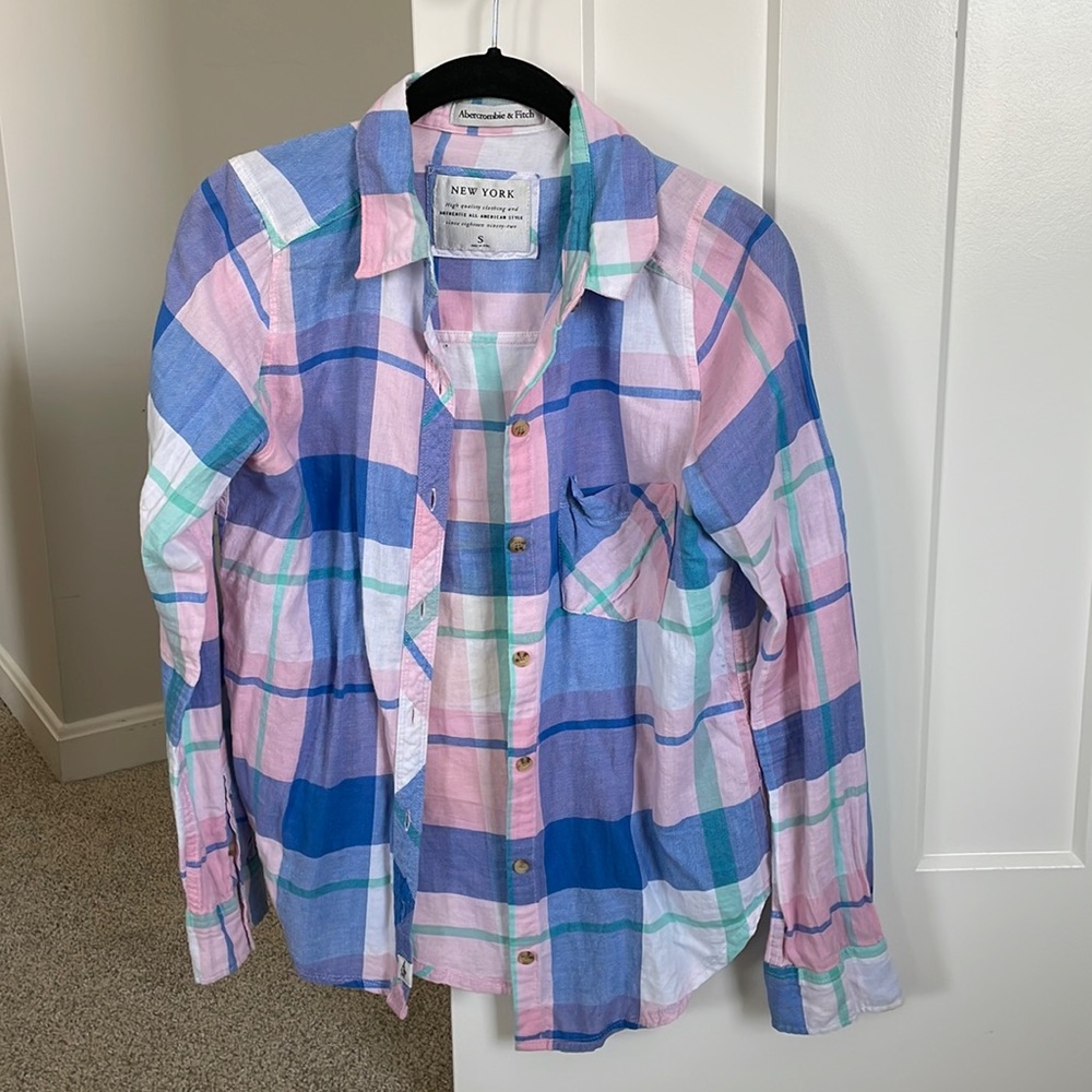 Abercrombie Plaid Button Down